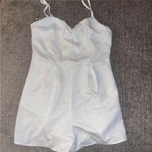 Elegant White Romper Lulus